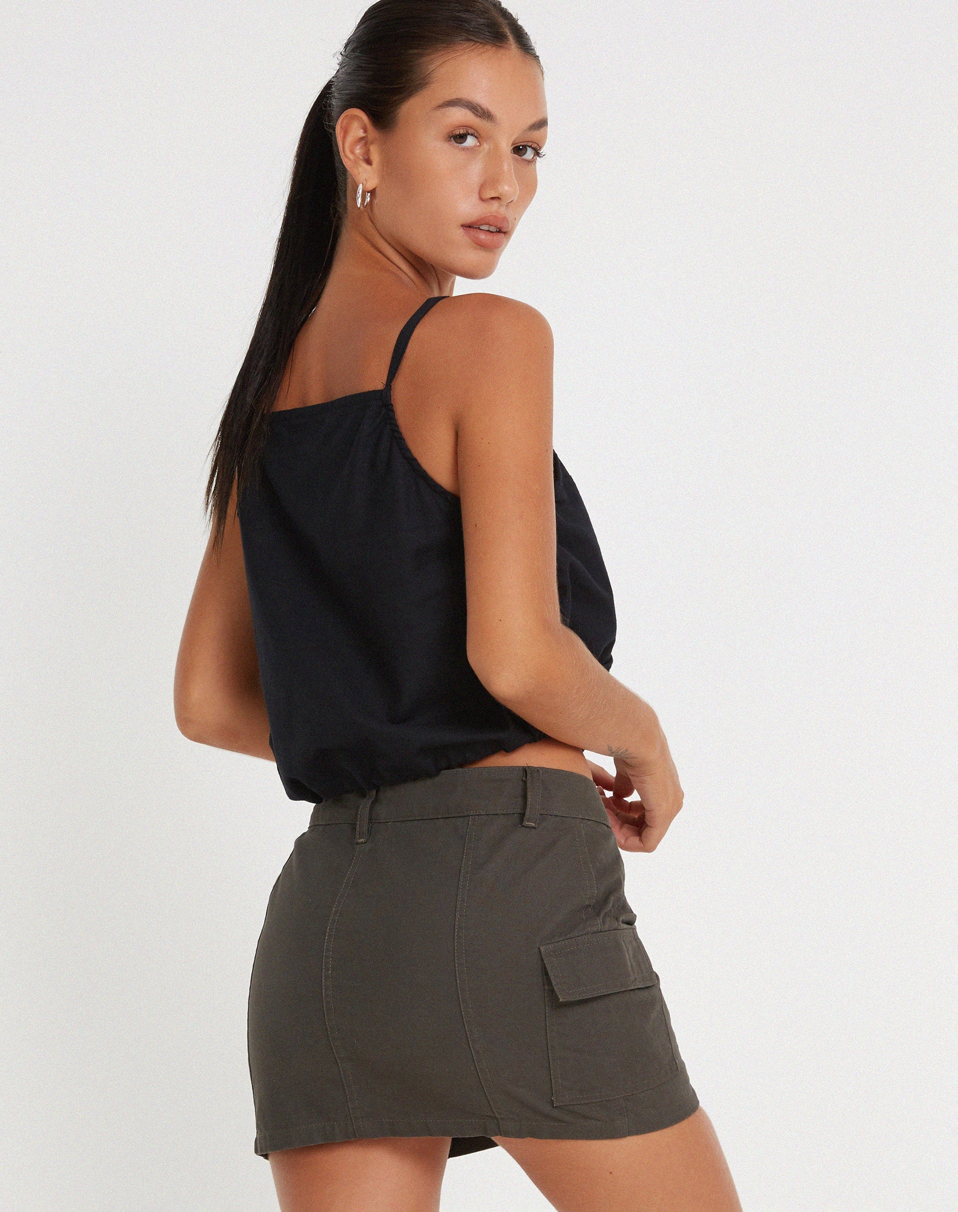 Afbeelding van Gret Crop Top in Zwart
