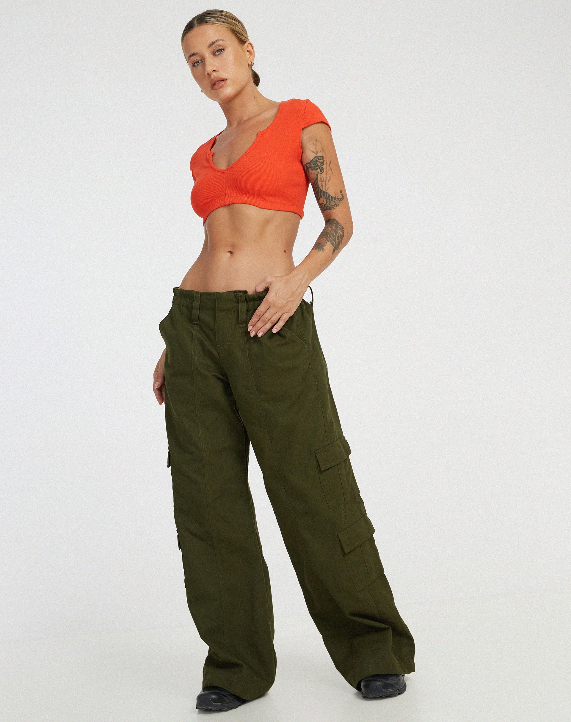 Afbeelding van Guanna Crop Top in Rood