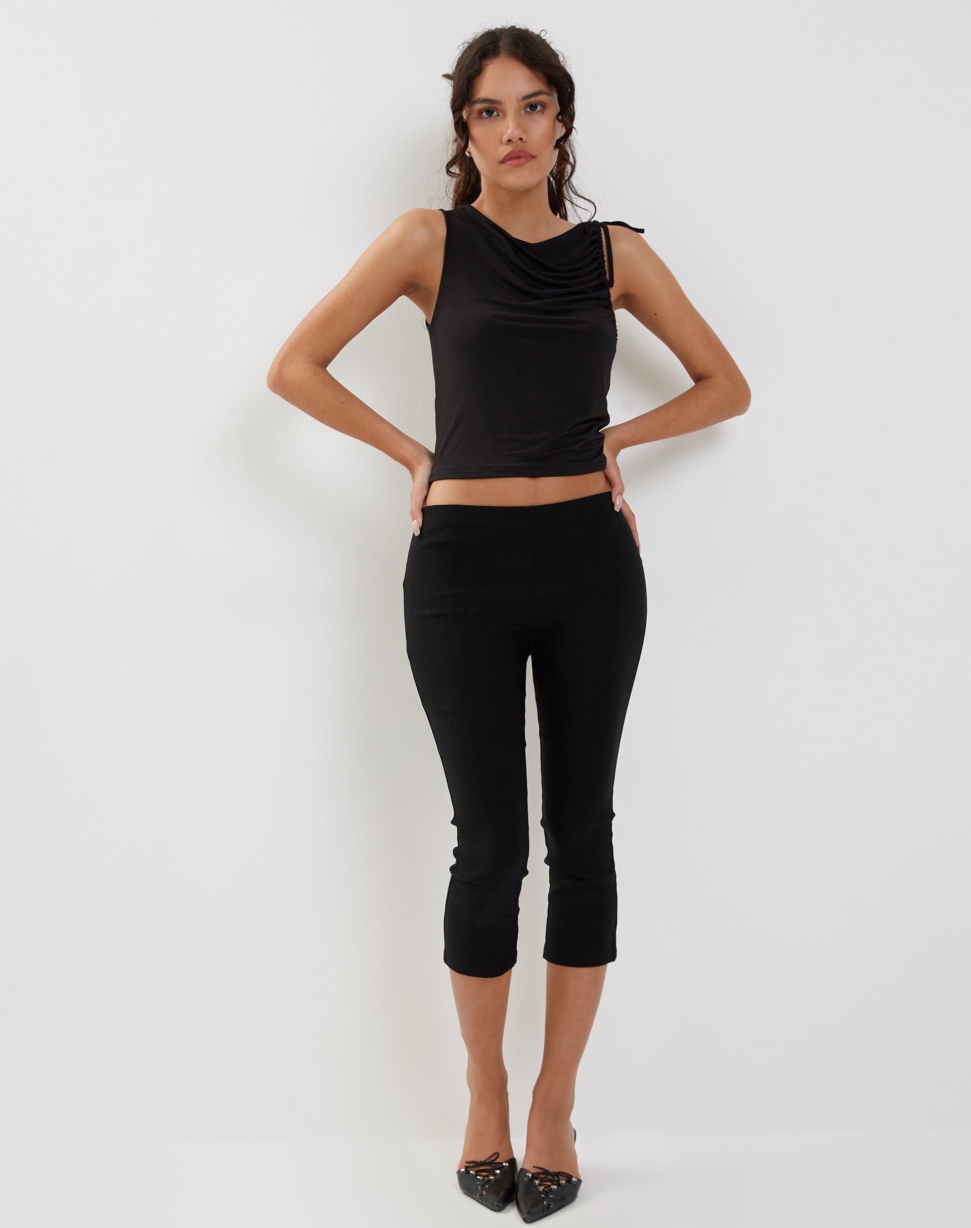 Afbeelding van Hagne Vest Top in Zwart