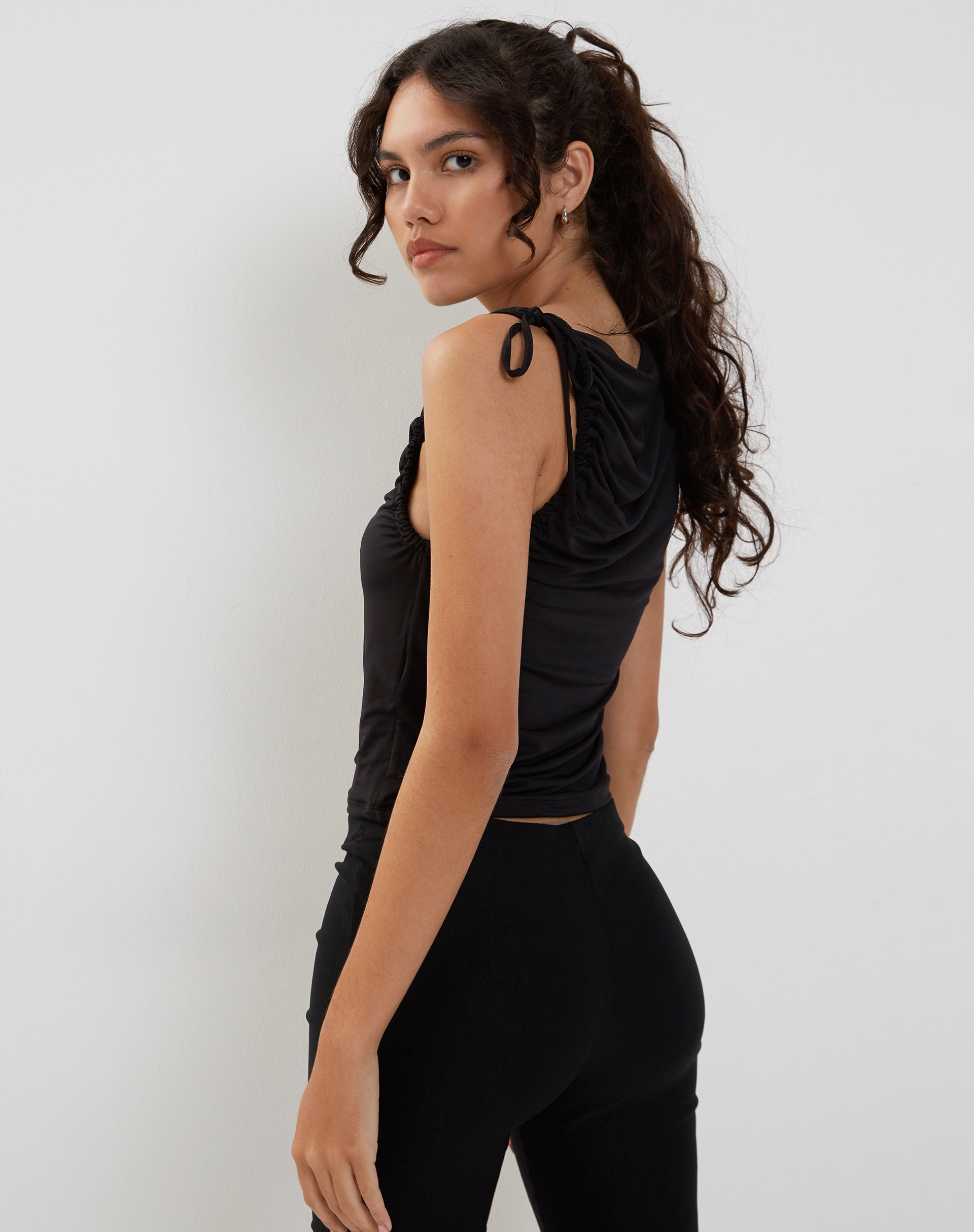 Afbeelding van Hagne Vest Top in Zwart