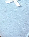Pointelle Blauw met Strik