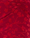Grunge bloemenvlok rood