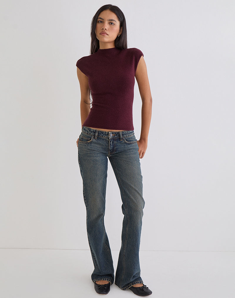 Afbeelding van Hanuva Top in Knit Berry