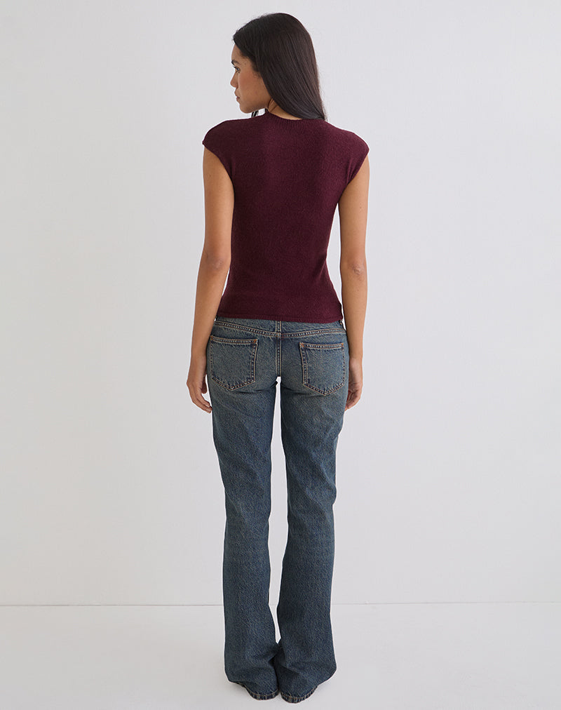 Afbeelding van Hanuva Top in Knit Berry