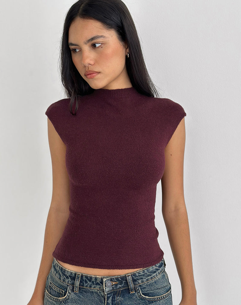 Afbeelding van Hanuva Top in Knit Berry