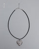 Afbeelding van Harley Cord Heart Locket Necklace by Gemini Jewels