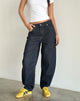 Afbeelding van High Rise Barrel Jean in Indigo