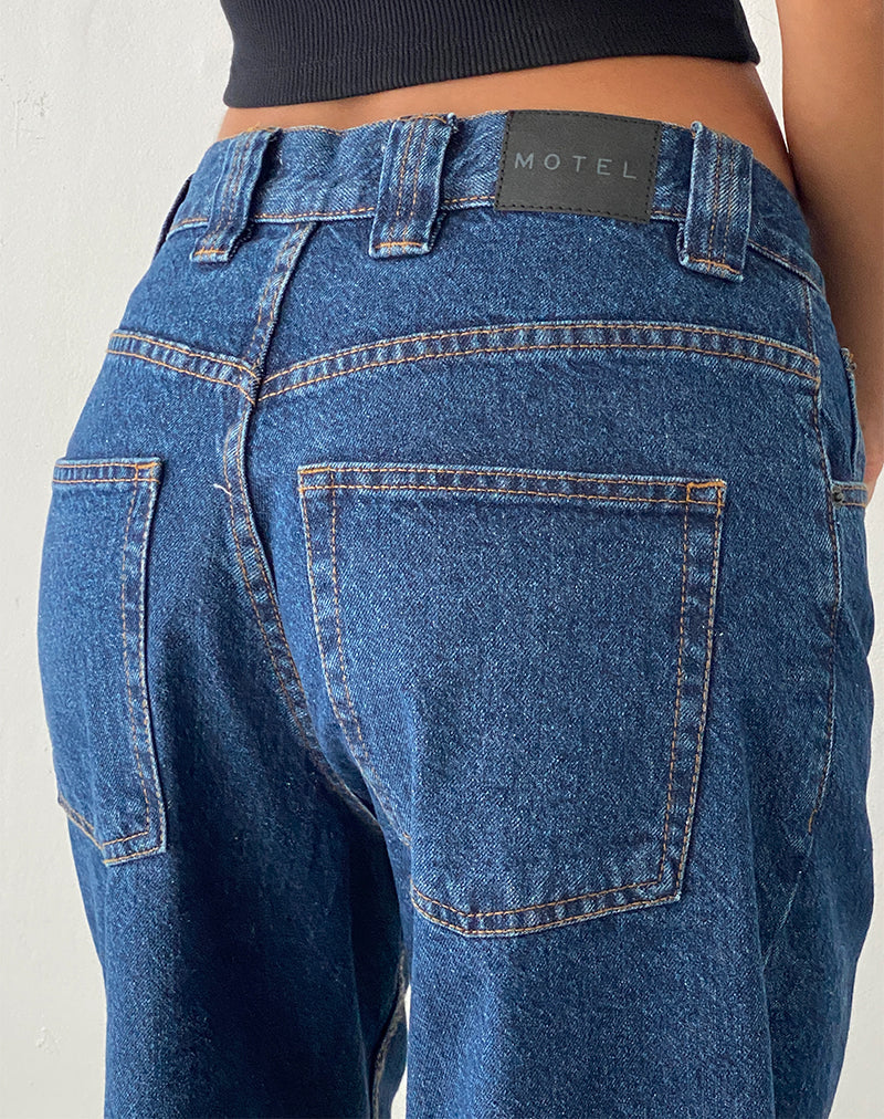 Afbeelding van Low Rise Skater Shorts in Core Blue Stone