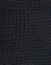 Metallic Streep Jersey Zwart
