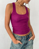Afbeelding van Roxe Geribd Vest Top in Berry
