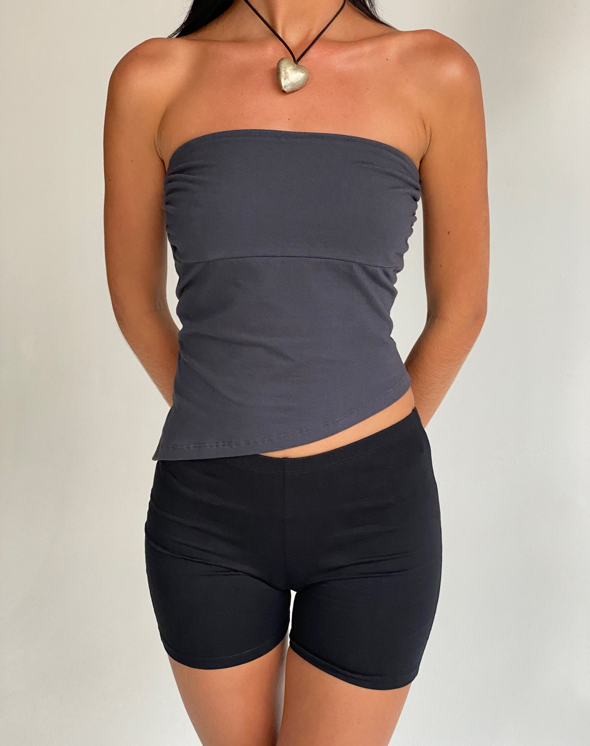 Afbeelding van Minase Asymmetrische Bandeau Top in Ocean Storm