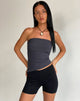 Afbeelding van Minase Asymmetrische Bandeau Top in Ocean Storm