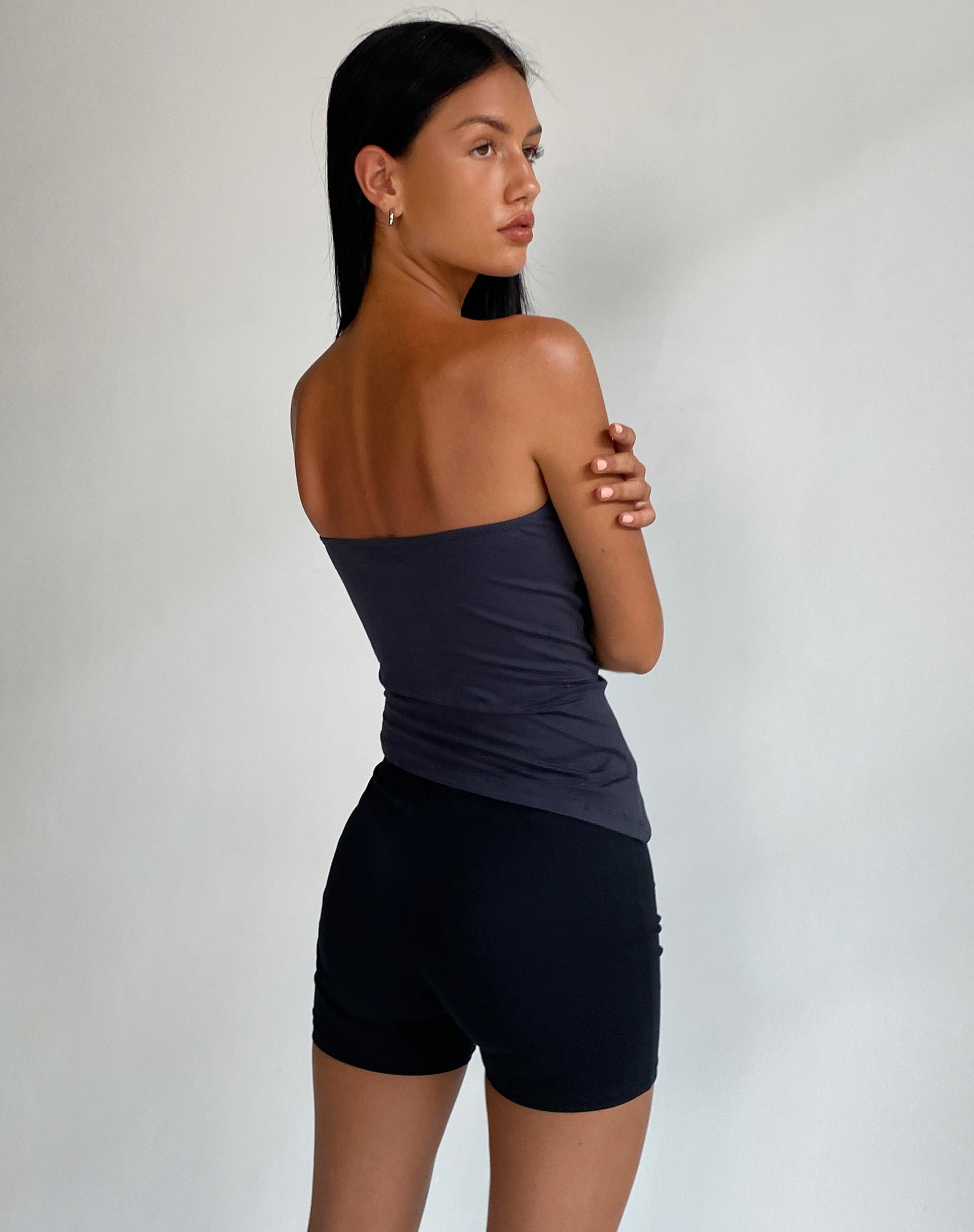 Afbeelding van Minase Asymmetrische Bandeau Top in Ocean Storm
