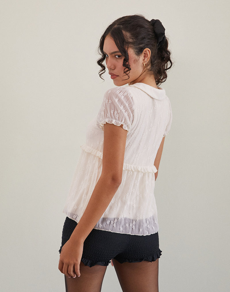 Afbeelding van Immy Blouse in Kant Ivoor