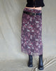 Afbeelding van Lassie Maxi Rok in Botanisch Bloemig Bruin