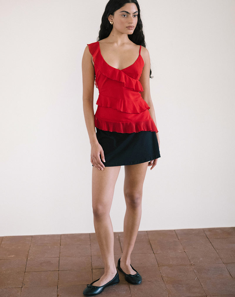 beeld van Irani Top in rood