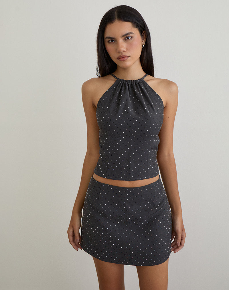 Afbeelding van Isado Open Rug Top in Diamante Grijs