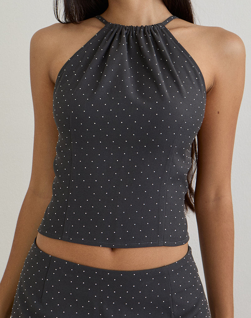 Isado Open Rug Top in Diamante Grey
