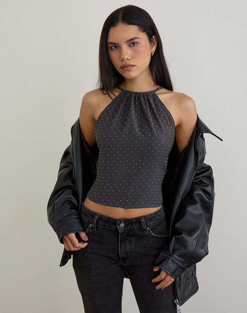 Isado Open Rug Top in Diamante Grey