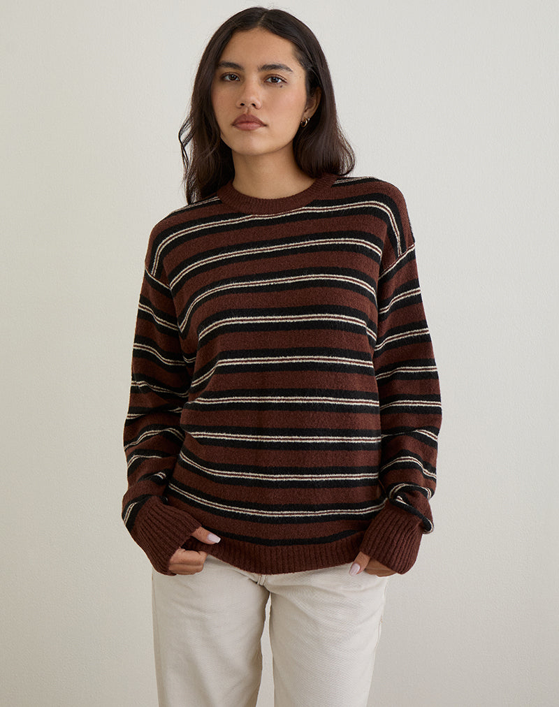 Ishari Trui in Streep Bruin Multi
