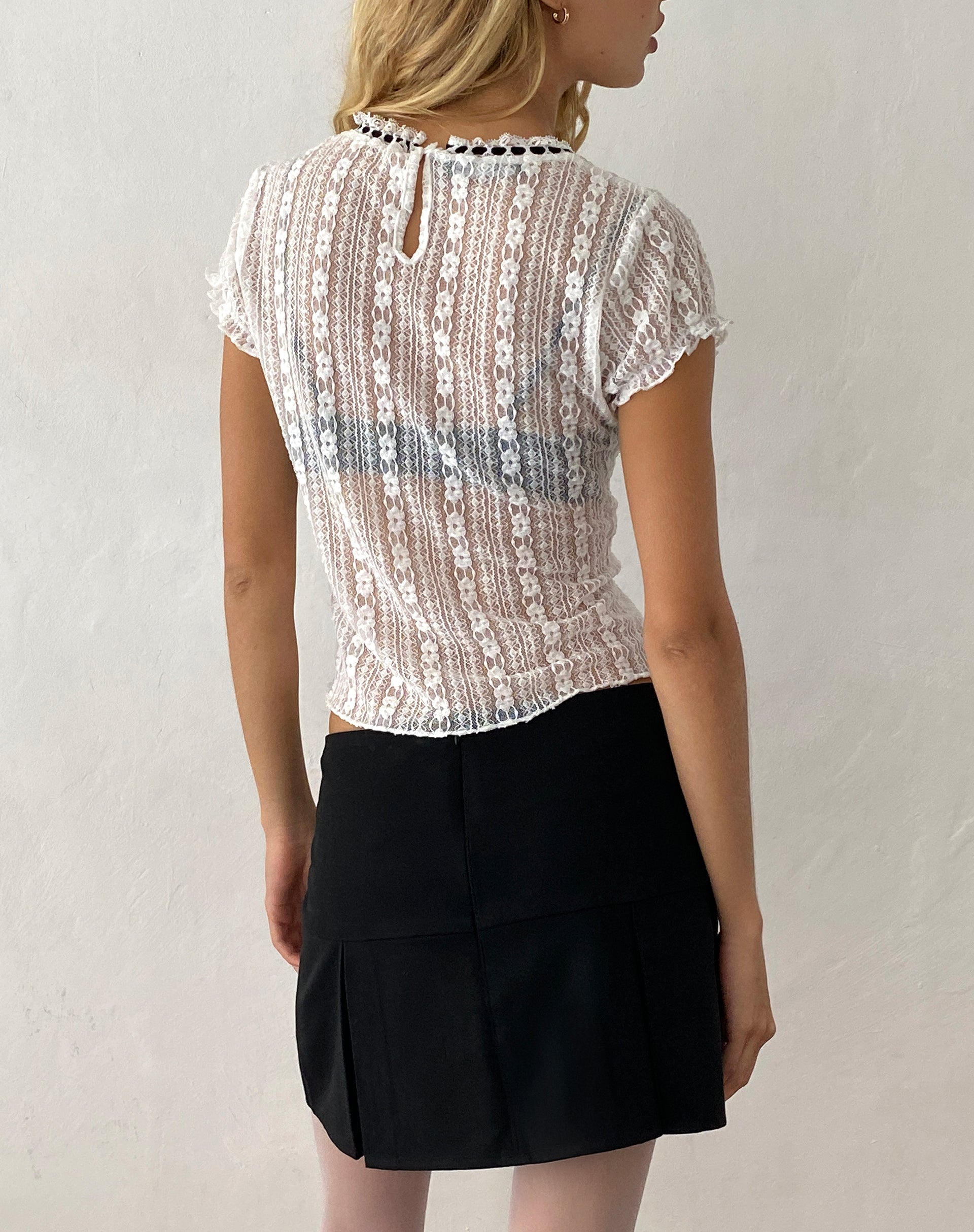 Afbeelding van Istaka Minirok in Zwart Tailoring