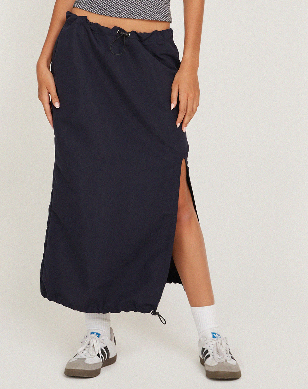 Kasao Midi Cargo Rok in Navy