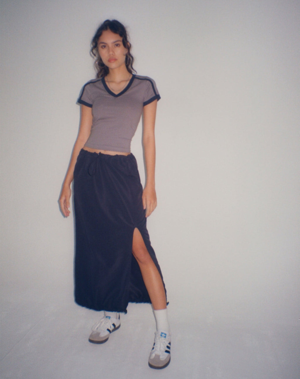 Kasao Midi Cargo Rok in Navy
