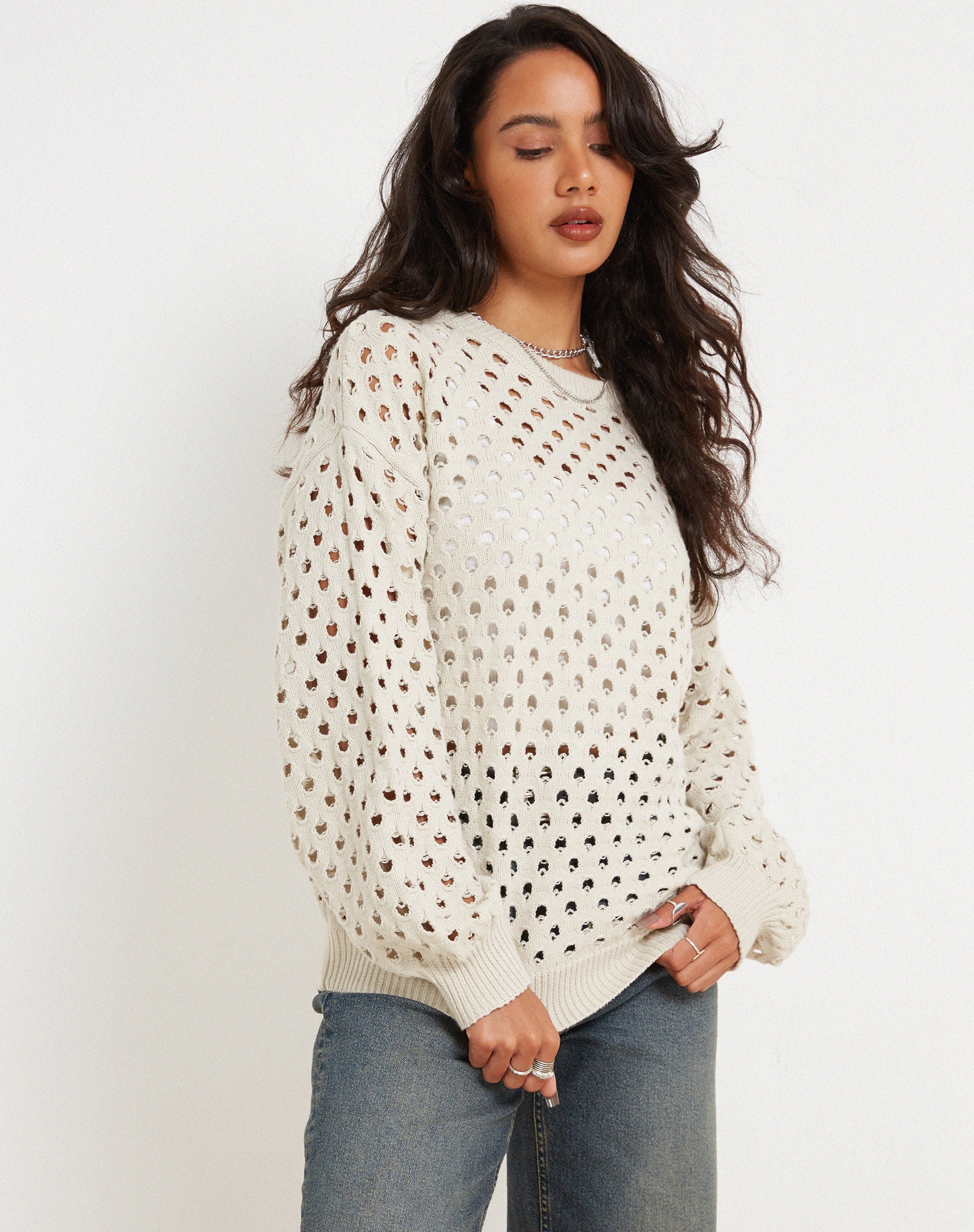 Afbeelding van Jamin Trui in Beige