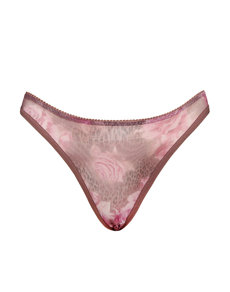 Afbeelding van Selia Knickers in Mesh Rose Leopard