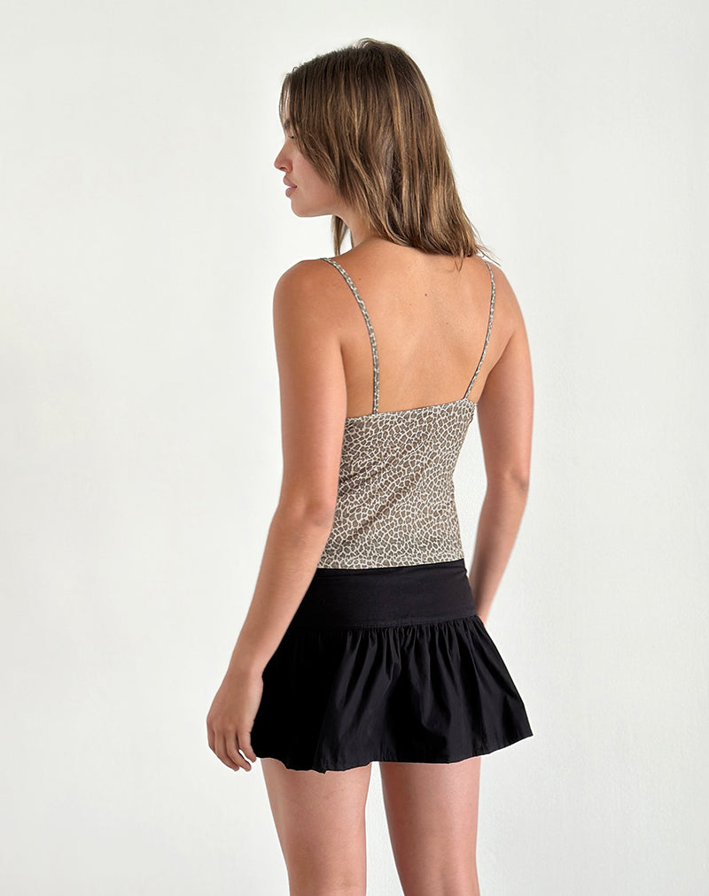 Afbeelding van Jarita Cami Top in Dainty Leopard Lichtbruin