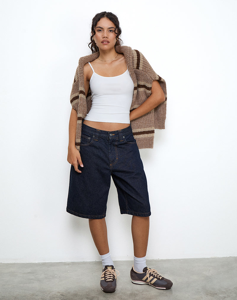 Jasila Vest Top in Wit