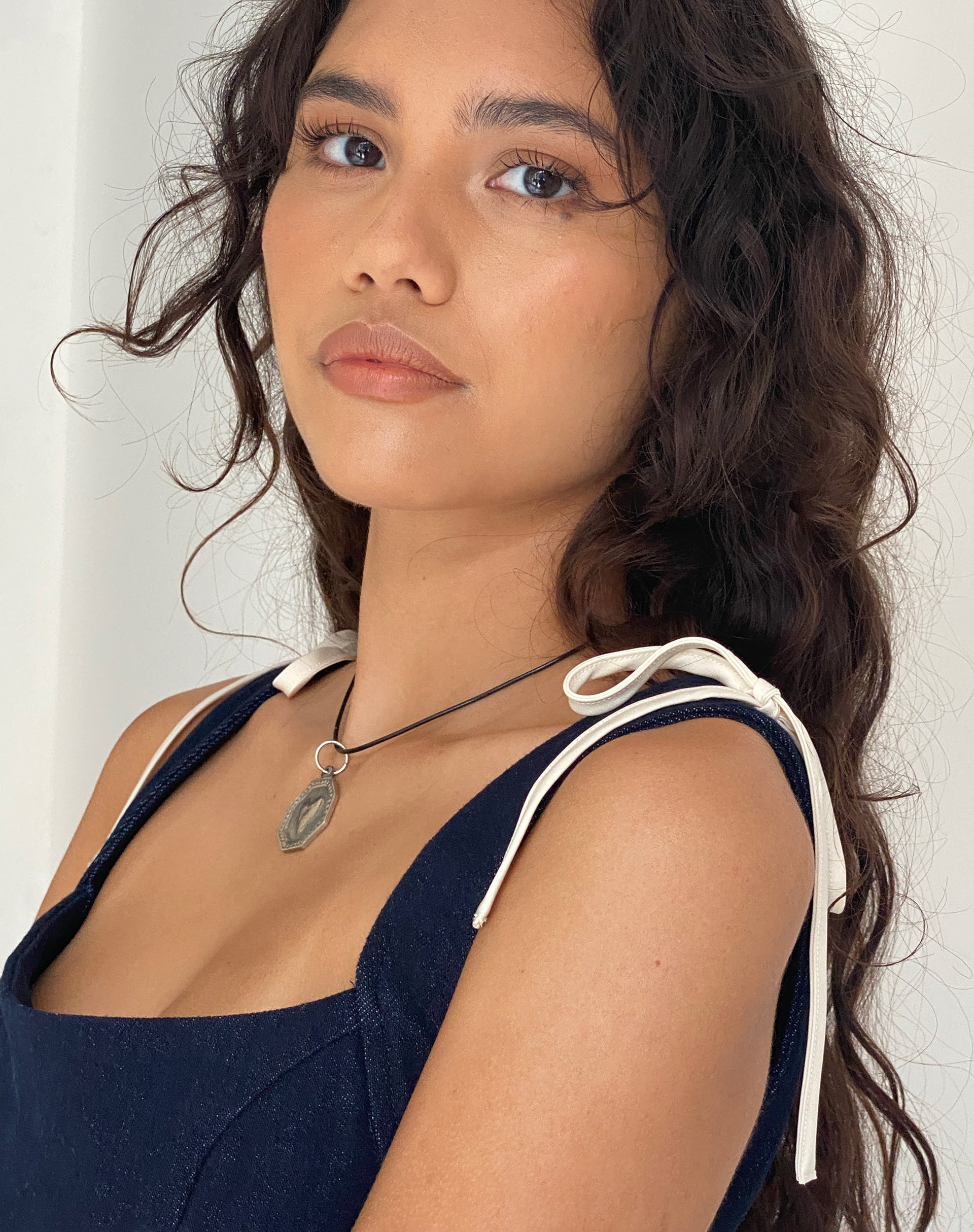 Afbeelding van Jatmi Corset Top in donker indigo