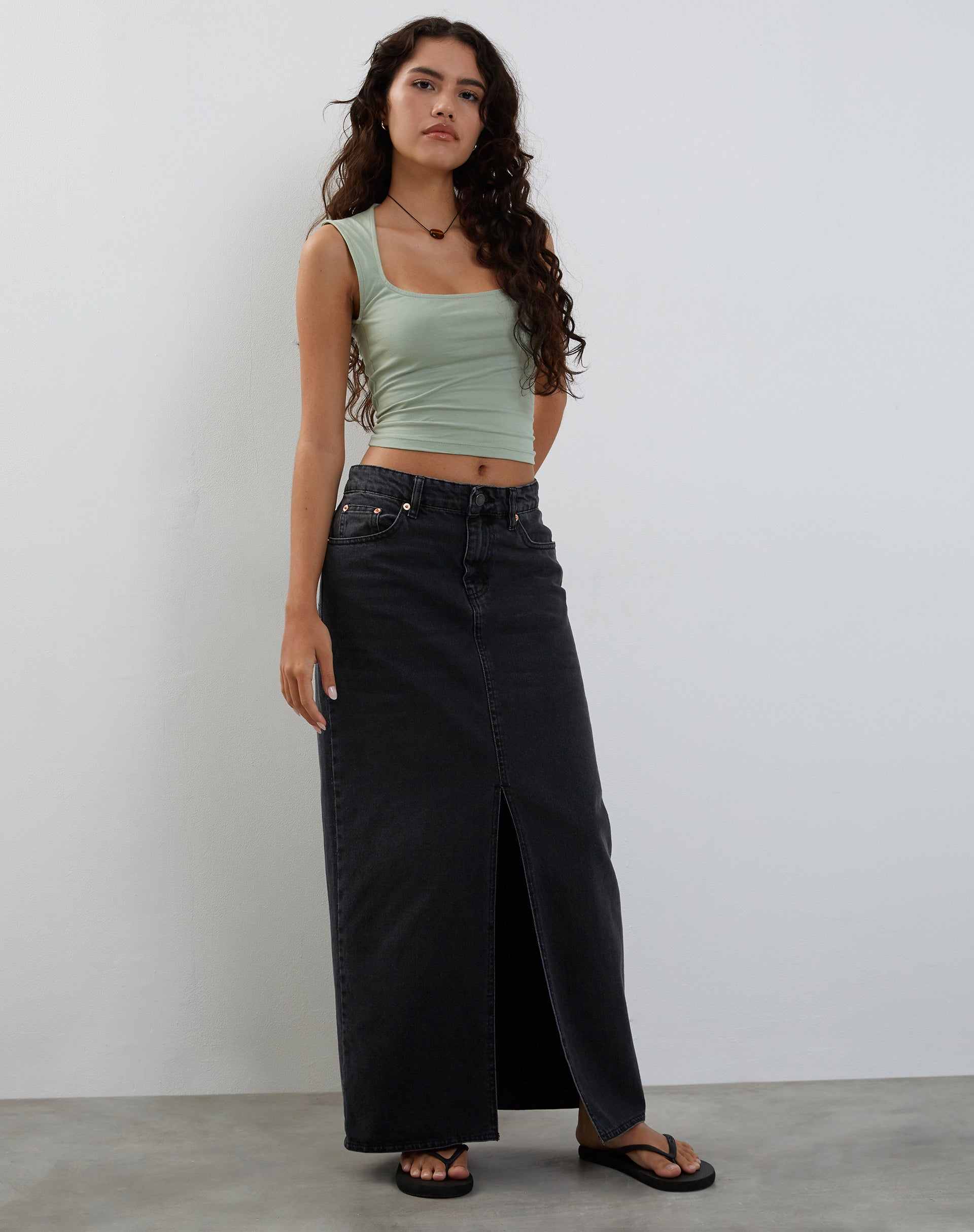 Afbeelding van Jinsu Crop Top in Desert Sage