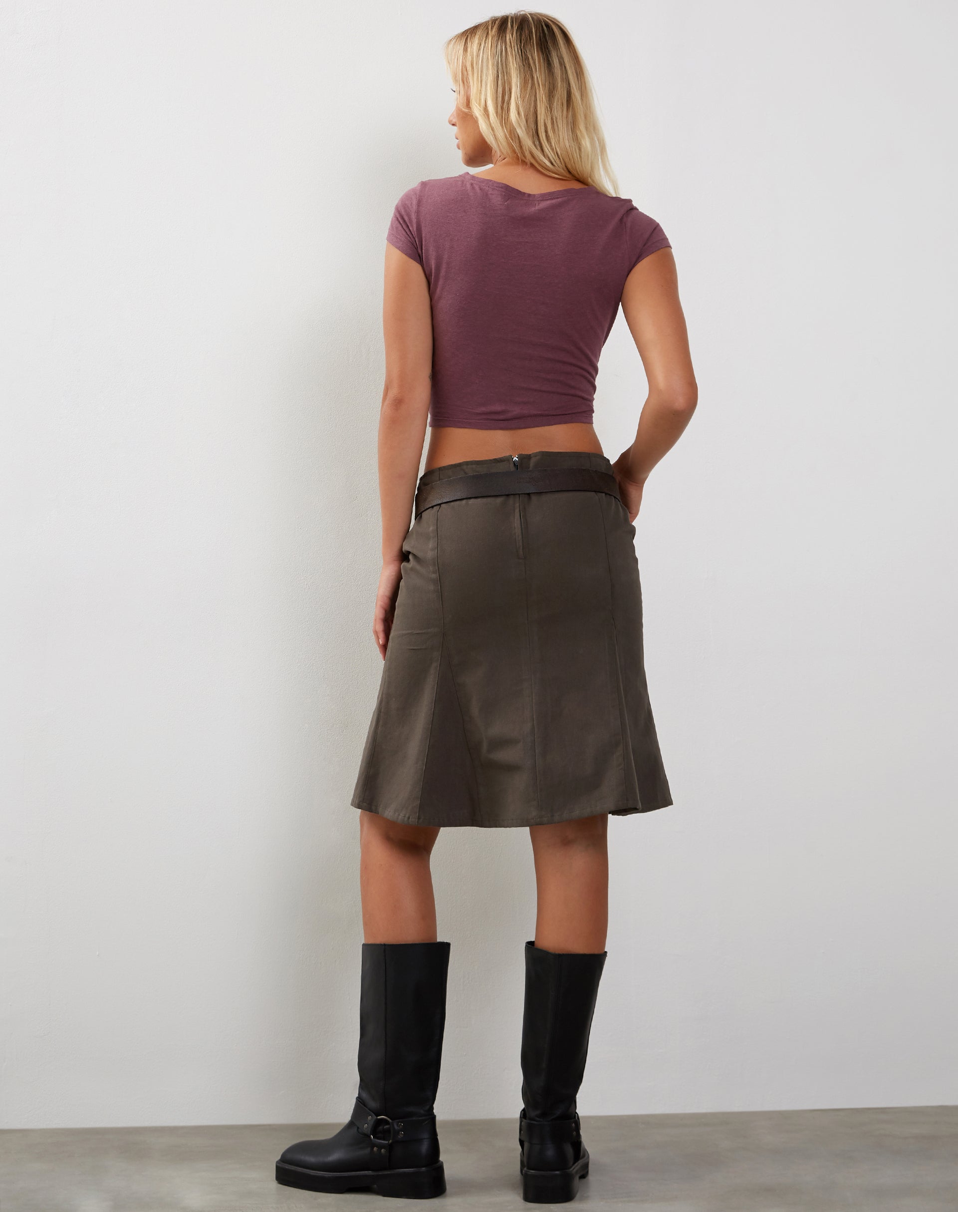 Afbeelding van Jojes Ondergedompeld Hem T-shirt in Katoen Hennep Mauve