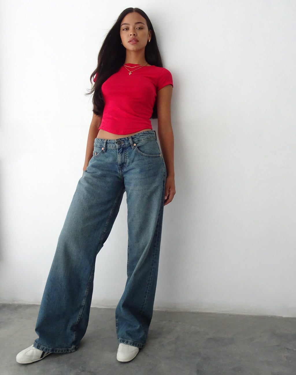 Jojes Jersey T-shirt in Tango Rood
