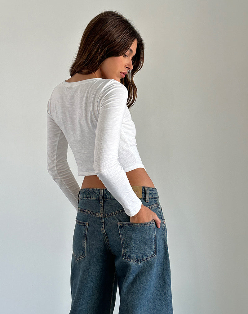 Afbeelding van Jojisa Top in Jersey Off White