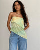 Afbeelding van Joyce Lange Waterval-Top in Geel Aquarel