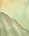 gele aquarel