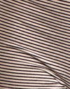 Stripe Jersey Neutraal Bruin