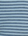 Getextureerd ribpatroon ton-sur-ton blauw