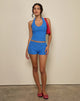 Afbeelding van Sera Short in badstof blauw streep