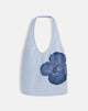 Afbeelding van Jules Top in Stripe Floral Baby Blue