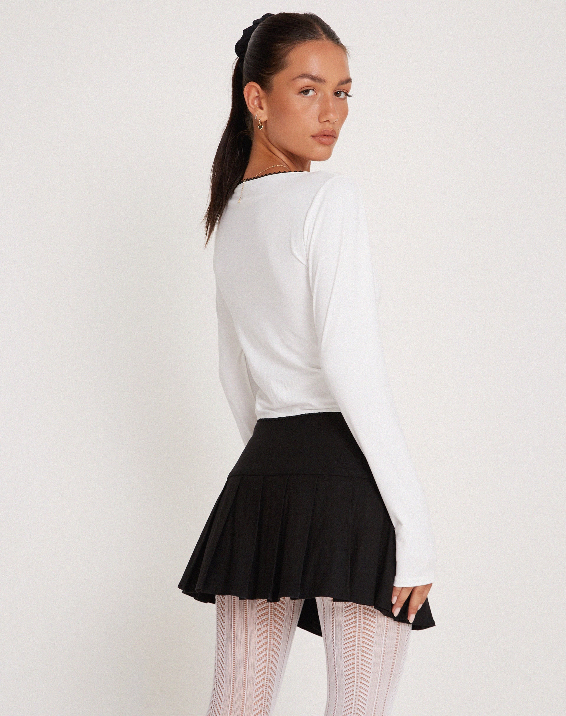 beeld van JUNIE BALLET JERSEY TOP WIT