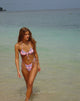 Afbeelding van Kaia Bikinitop in Pastelroze Tartan