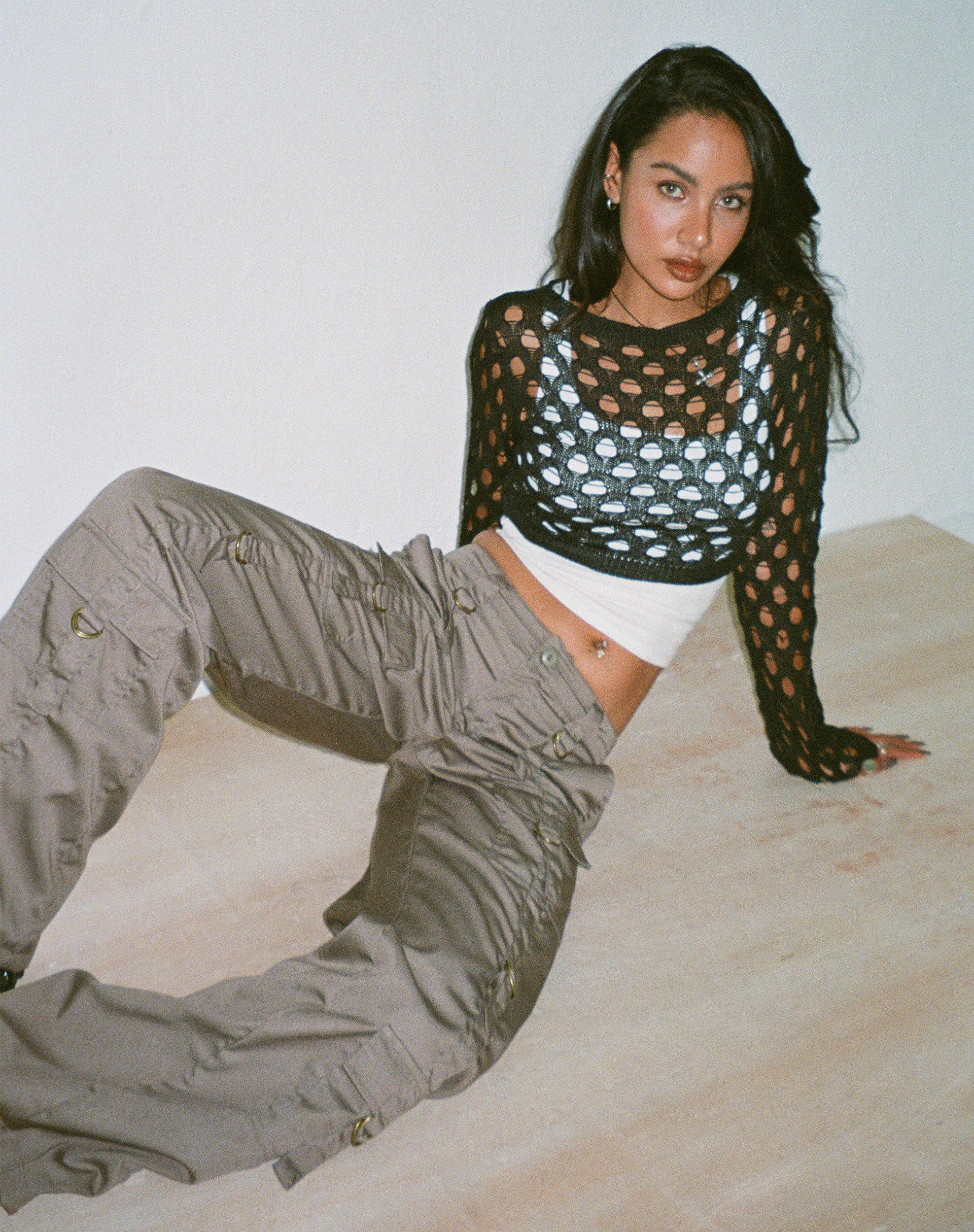 Afbeelding van Kansaya Crop Top in Zwart