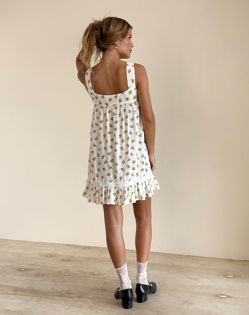 Afbeelding van Karina jurk in Funshine Floral Off White