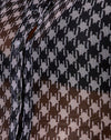 Diagonaal Hondentand Zwart en Tan