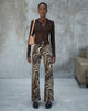 Afbeelding van Zoven Flare Broek in 70s Ripple