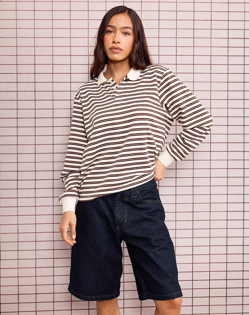 Afbeelding van Low Rise Skater Short in Indigo
