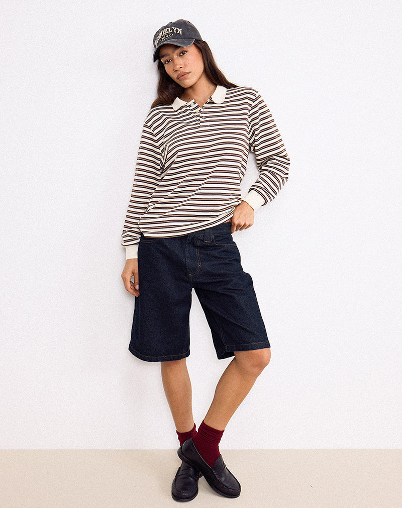 Afbeelding van Low Rise Skater Short in Indigo